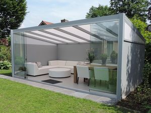Tijdelijk 15% korting | Verasol Profiline veranda 500x250 cm polycarbonaatdak Aluminium Verasol