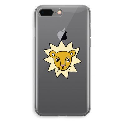 Kleine leeuw: iPhone 8 Plus Transparant Hoesje