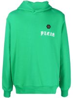 Philipp Plein hoodie en coton à logo imprimé - Vert