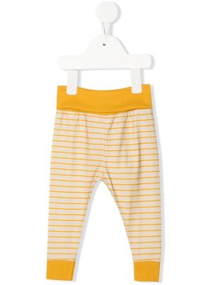 Studio Clay pantalon rayé en coton biologique - Jaune
