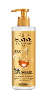 L’Oréal Paris Elsève Elvive Extraordinary Oil Droog Haar - 400ml - Low Shampoo