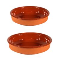 2x Tapas borden/ovenschalen set Sevilla 35 en 26 cm