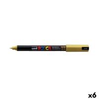 Markeerstift POSCA PC-1MR Gouden (6 Stuks)