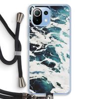 Golven: Xiaomi Mi 11 Lite Transparant Hoesje met koord