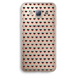 Hartjes: Samsung Galaxy J3 (2016) Transparant Hoesje