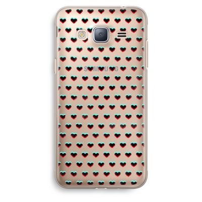 Hartjes: Samsung Galaxy J3 (2016) Transparant Hoesje