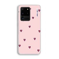 Hartjes: Samsung Galaxy S20 Ultra Transparant Hoesje