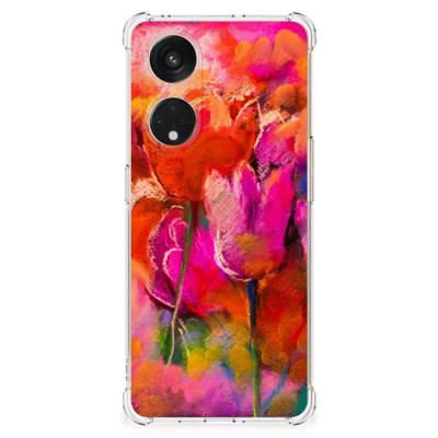 Back Cover OPPO A98 Tulips Back Cover OPPO A98 Tulips