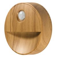 LED nachtlampje met bewegingssensor - set 2x - draadloos - zelfklevend - D8 cm