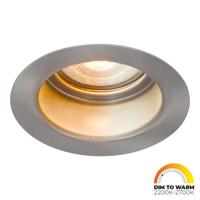 Mari - LED platte inbouwspots met lage inbouwdiepte 58mm - 3,8 Watt 230 Lumen - Dim to Warm - GU10 LED Module - Verzonken - Dimbaar - Rond - IP65 waterdicht - RVS