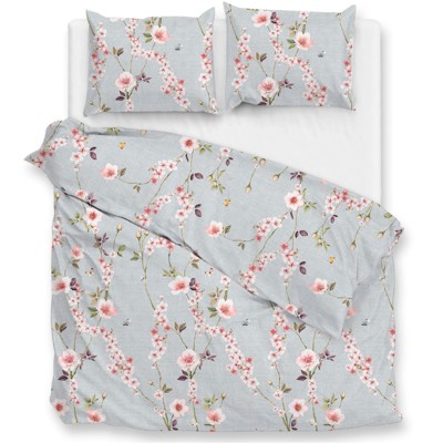Dekbedovertrek Rafa Katoen Bloemen 240x200 Cm Anti Allergie & Anti Huisstofmijt Zo!Home - Dekbed-Discounter.nl