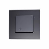 Microwave bewegingsmelder inbouw snel montage ZWART glas - 3draads