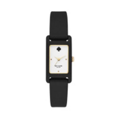 Horlogeband Kate Spade New York KSW1275 Silicoon Zwart 13mm