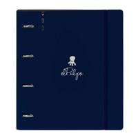 Ringmap El Pulpo Marineblauw 27 X 32 X 4 cm