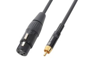 PD Connex Kabel XLR Female - RCA Male 3.0m