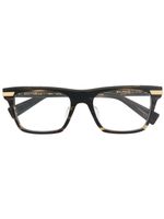 Balmain Eyewear lunettes de vue à monture carrée - Marron