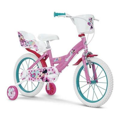 Kinderfiets Minnie Mouse 16" 5-8 Jaar