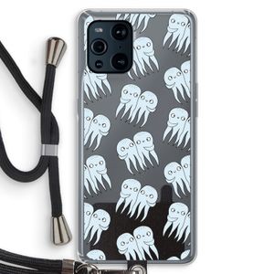 Octopussen: Oppo Find X3 Pro Transparant Hoesje met koord