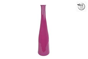 Vaas Blues glossy fuchsia glas 18x18x80cm
