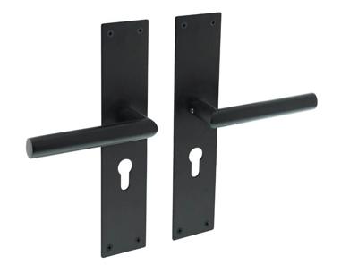 Intersteel Strakke deurklinkJura cilindergat 55mm zwart - 0023.058329