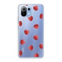Framboosjes: Xiaomi Mi 11 Lite Transparant Hoesje