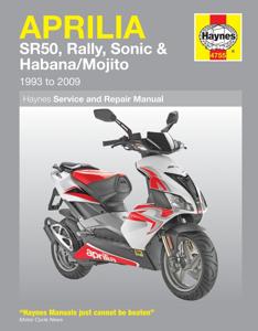 Aprilia SR50, Rally, Sonic & Habana/Mojito Scooters (93 - 09) 4755