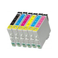 Huismerk Epson T0487 Inktcartridges Multipack (zwart + 5 kleuren) - thumbnail