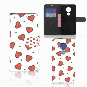 Motorola Moto G7 Power Telefoon Hoesje Hearts