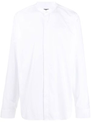 Balmain chemise en coton à manches longues - Blanc