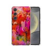 Samsung Galaxy S25 Plus Hoesje - Tulips TPU Antishock Samsung Galaxy S25 Plus Hoesje - Tulips TPU Antishock