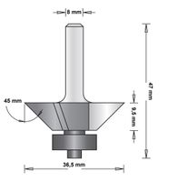 8 MM KANTENFREES 36.5X47X45 8 MM KANTENFREES 36.5X47X45