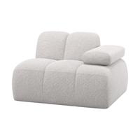 Woood Mojo 1-zits bank arm rechts bouclé Ecru Melange