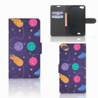 Wiko Lenny Wallet Case met Pasjes Space - thumbnail