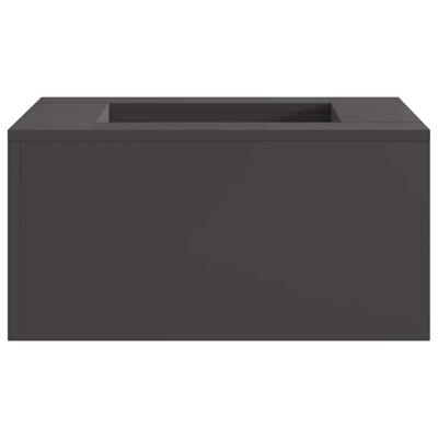 Vuurkorf Zwart 60 x 60 x 30 cm Koudgewalst staal