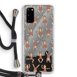 Gymboys: Samsung Galaxy S20 Transparant Hoesje met koord