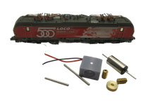 micromotor nf028C N ombouwset voor Fleischmann Vectron, BR 193 (DB SBB PKP CD Lokomotion) u.a.