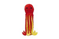 Beeztees Octopus Amy Rood hondenspeelgoed 56x16x14,5 cm