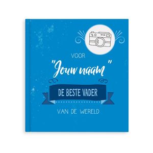 Boek met naam en foto&apos;s - De beste vader van de wereld (Softcover)