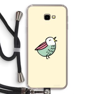 Birdy: Samsung Galaxy J4 Plus Transparant Hoesje met koord