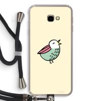 Birdy: Samsung Galaxy J4 Plus Transparant Hoesje met koord