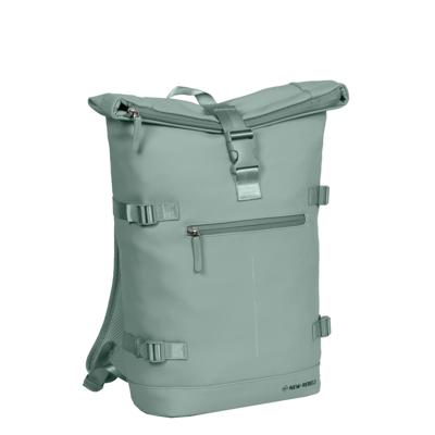 New Rebels William Riverside Salie groene 19L Rugzak Waterafstotend Laptop 15.6"
