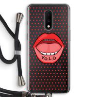 Yolo Denise: OnePlus 7 Transparant Hoesje met koord