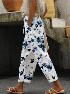 Floral Casual Loose Pants