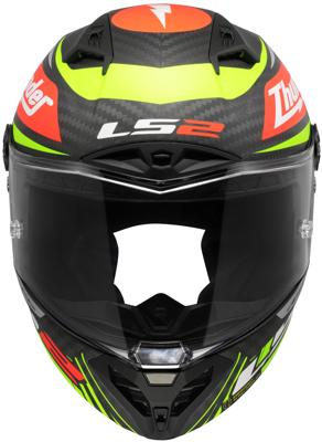 LS2 integraalhelm "ff805 thunder carbon gp aero replica zwart". helmet ff805 thunder gp aero rep.black m
