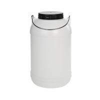 Jerrycan container voor vloeistof/voedsel/wecken - 5 liter - Kunststof - met draaidop - 16 x 30 cm