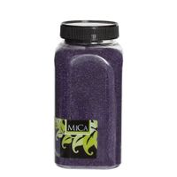 Zand paars fles 1 kilogram - Mica Decorations - thumbnail