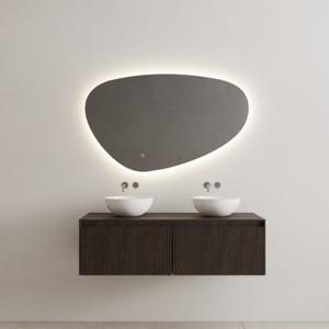 Onderkast Gliss Design Timotheus 120 cm 2 lades Incl Topplaat Charcoal Gliss Design