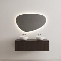 Onderkast Gliss Design Timotheus 120 cm 2 lades Incl Topplaat Charcoal Gliss Design