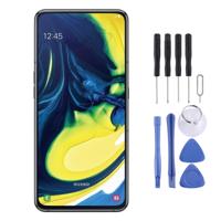 Originele super AMOLED materiaal LCD-scherm en digitizer volledige assemblage met frame voor Galaxy A80