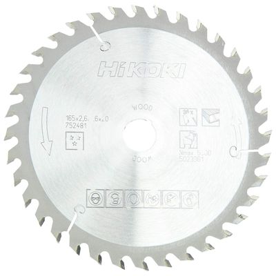 Hikoki Accessoires Hm Cirkelzaagblad 165X20 Z36 - 752481